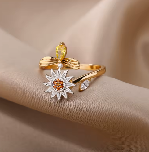 Sunflower ring