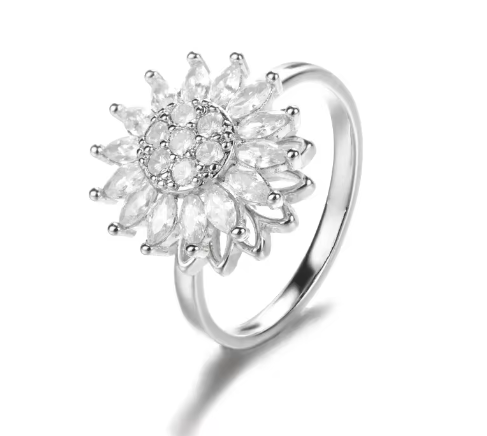 Blooming flower (Gold and Silver)