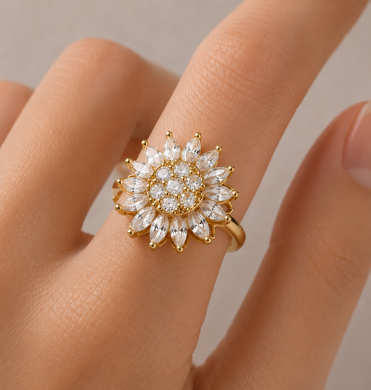 Blooming flower (Gold and Silver)