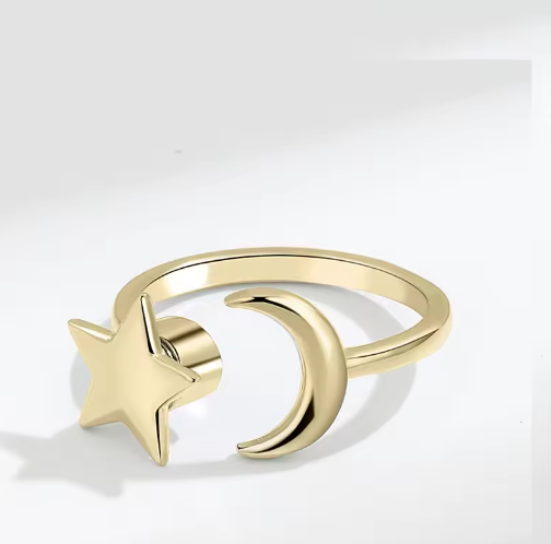 Star and Moon (Gold and Silver)