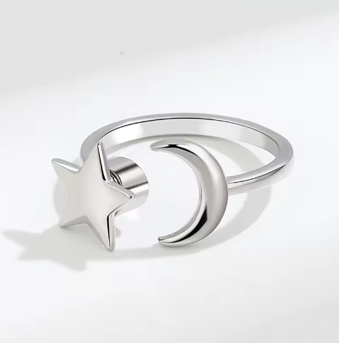 Star and Moon (Gold and Silver)